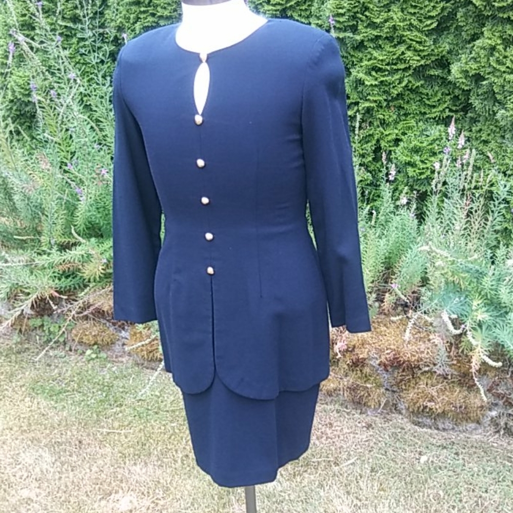 Navy blue dress